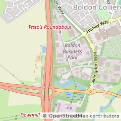 Map of Boldon, Tyne and Wear