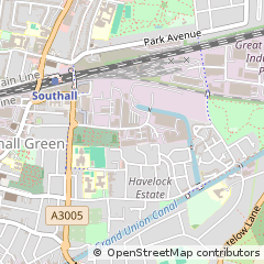 Map of Southall, Middlesex
