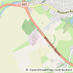 Map of Whitchurch, Shropshire
