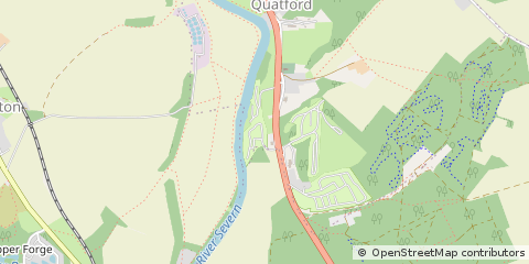Map of Bridgnorth, Shropshire