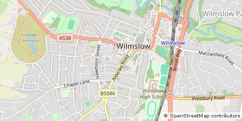 Map of Wilmslow
