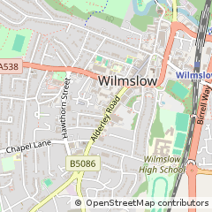 Map of Wilmslow