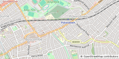 Map of Bournemouth