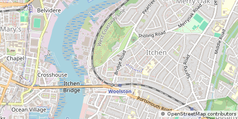 Map of Southampton
