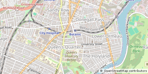 Map of Belfast
