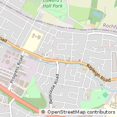 Map of Leigh-on-SEA, Essex