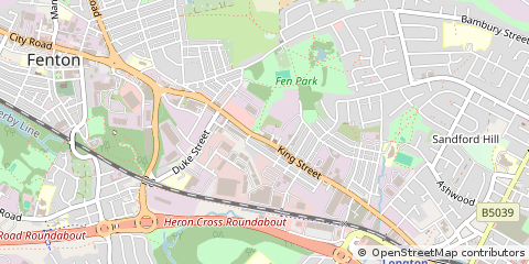Map of Stoke-on-Trent