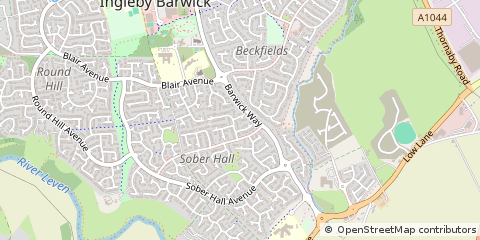 Map of Ingleby Barwick