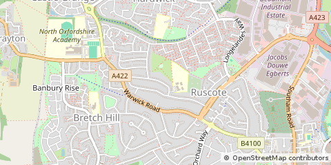 Map of Banbury
