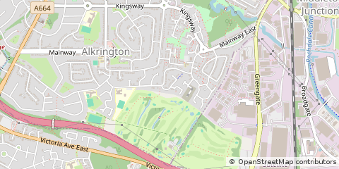 Map of Manchester