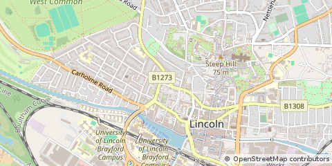 Map of Lincoln