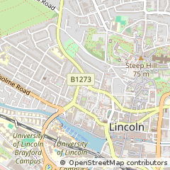 Map of Lincoln