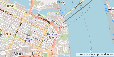 Map of Birkenhead
