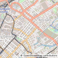 Map of Manchester