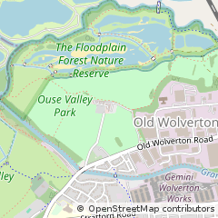 Map of Milton Keynes, Buckinghamshire