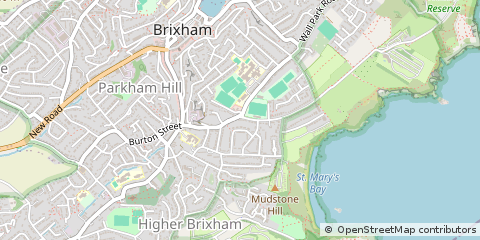 Map of Brixham, Devon