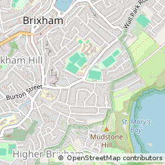 Map of Brixham, Devon