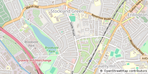 Map of Birmingham, West Midlands
