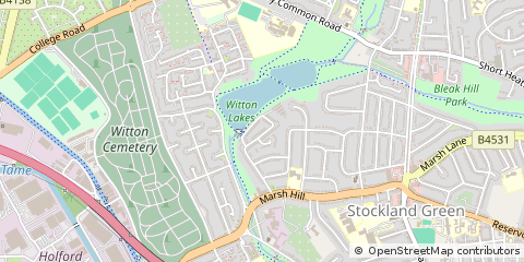Map of Birmingham
