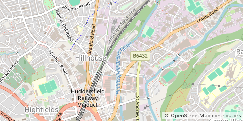 Map of Huddersfield
