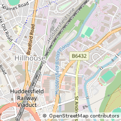 Map of Huddersfield
