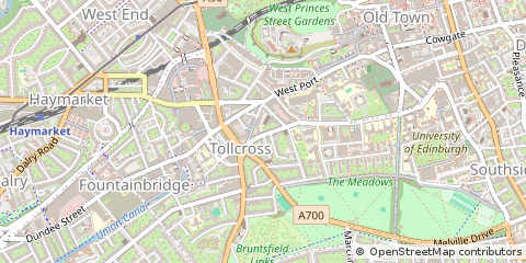 Map of Edinburgh