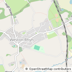 Map of Oswestry, Shropshire