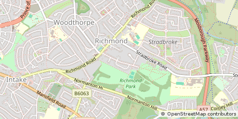 Map of Sheffield