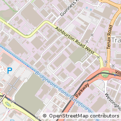 Map of Trafford Park, Manchester