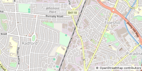 Map of Coventry, West Midlands