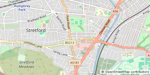 Map of Manchester