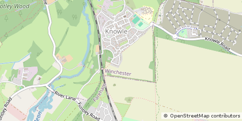 Map of Fareham, Hampshire