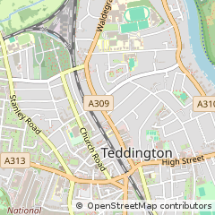 Map of Teddington