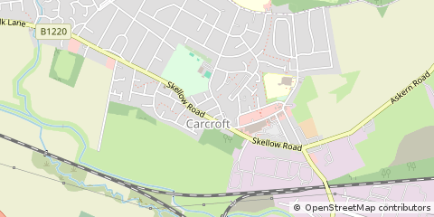 Map of Doncaster