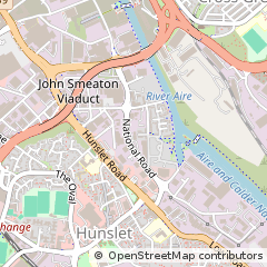 Map of Leeds, West Yorkshire