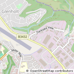 Map of Plymouth, Devon