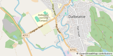 Map of Dalbeattie