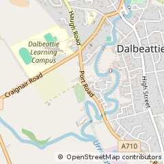 Map of Dalbeattie