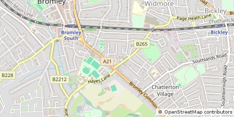 Map of Bromley
