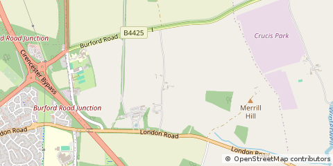 Map of Cirencester