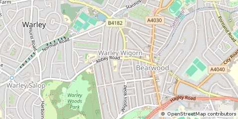 Map of Smethwick, West Midlands