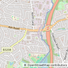 Map of Aldershot, Hampshire