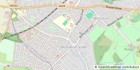 Map of Nottingham