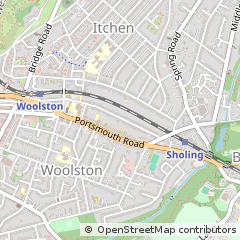 Map of Southampton, Hampshire
