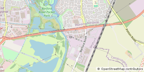 Map of ST. Neots, Cambridgeshire