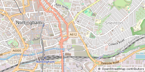 Map of Nottingham