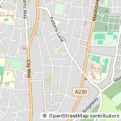 Map of Rochester, Kent