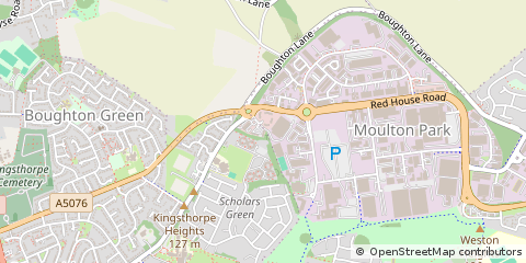 Map of Northampton
