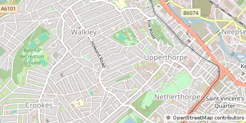 Map of Walkley