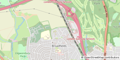 Map of Edgware